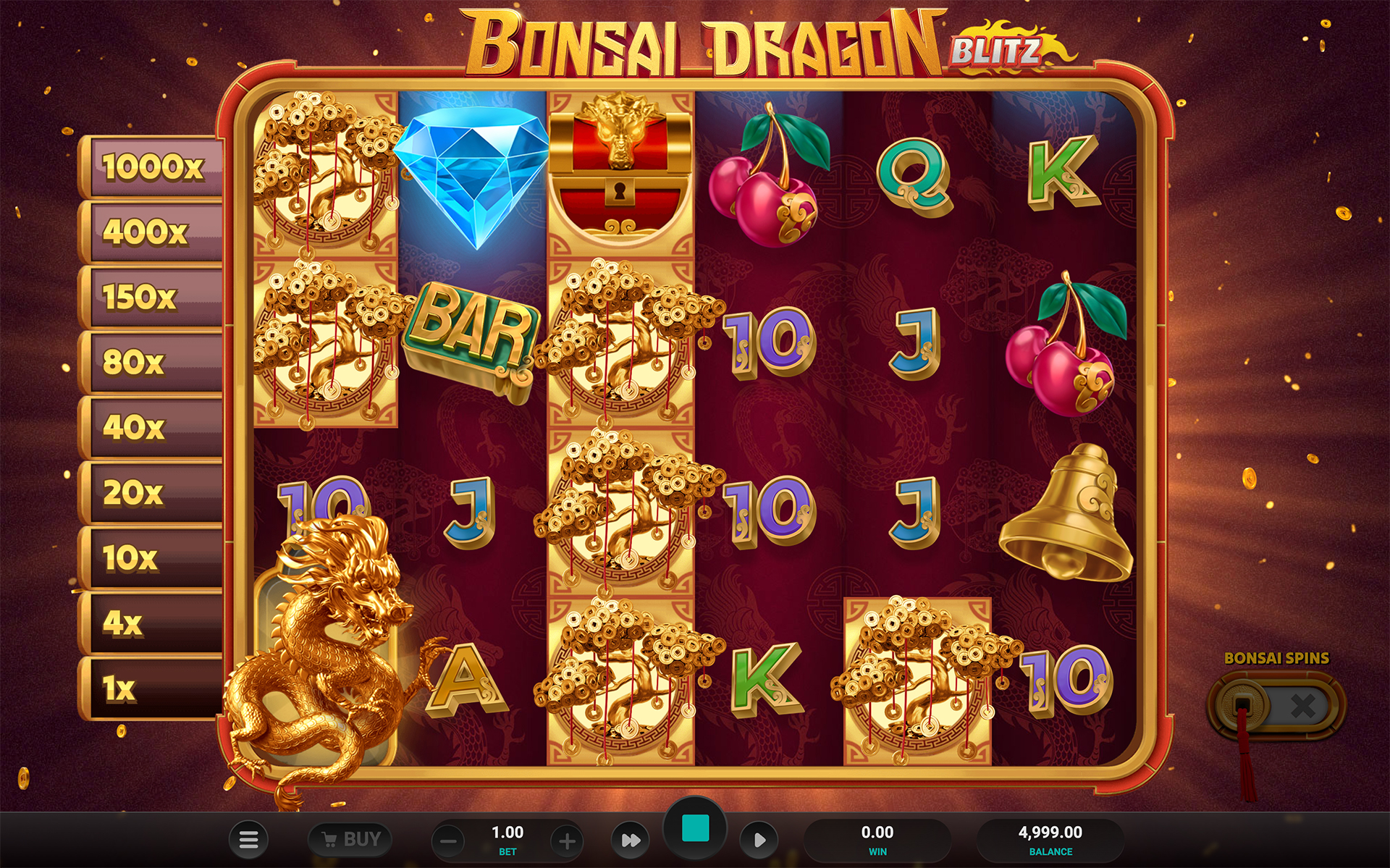 Bonsai Dragon Blitz Dream Drop Slot
